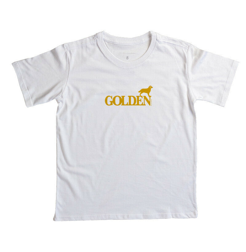 Camiseta Infantil Golden Retriever - Identidade