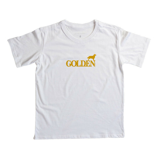 Camiseta Infantil Golden Retriever - Identidade