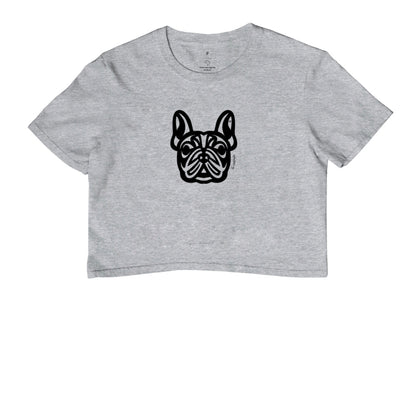 Camiseta Cropped Buldogue Francês - Tribal