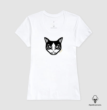 Camiseta Gato Preto e Branco “INCA SOFT” - Tribal