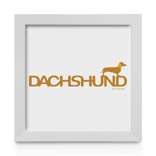 Quadro decorativo Dachshund - Identidade