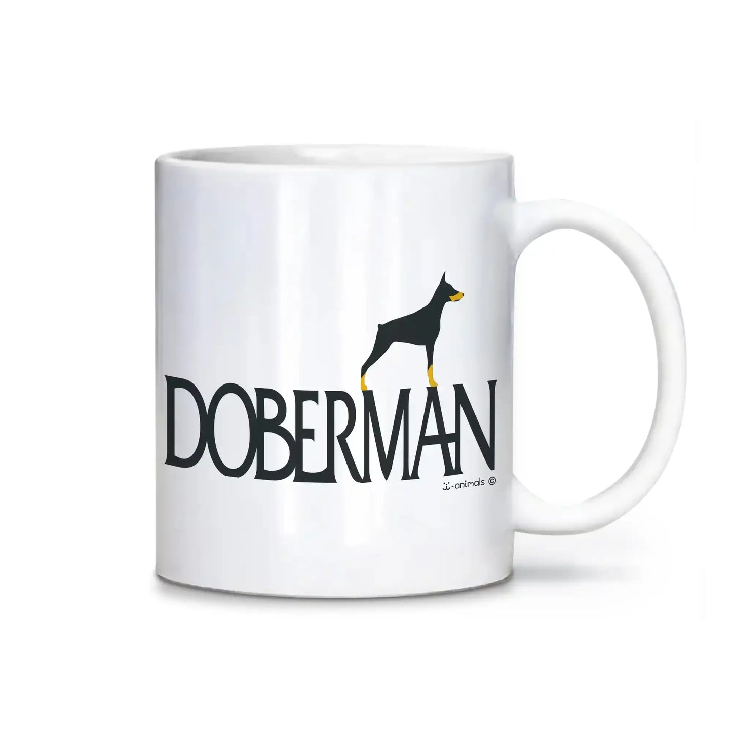 Caneca Doberman - Identidade i-animals