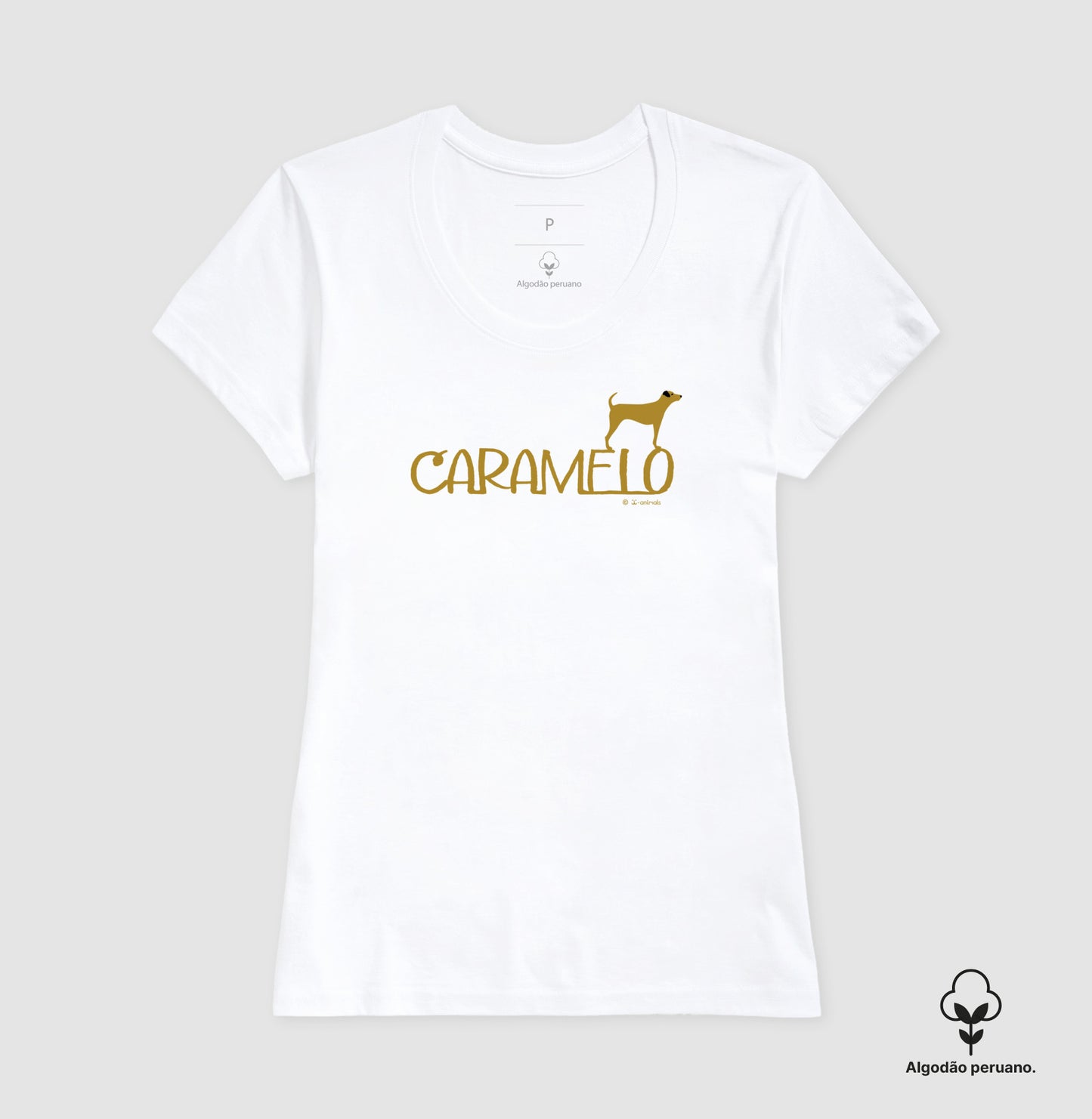 Camiseta cachorro Caramelo “INCA SOFT” - Identidade