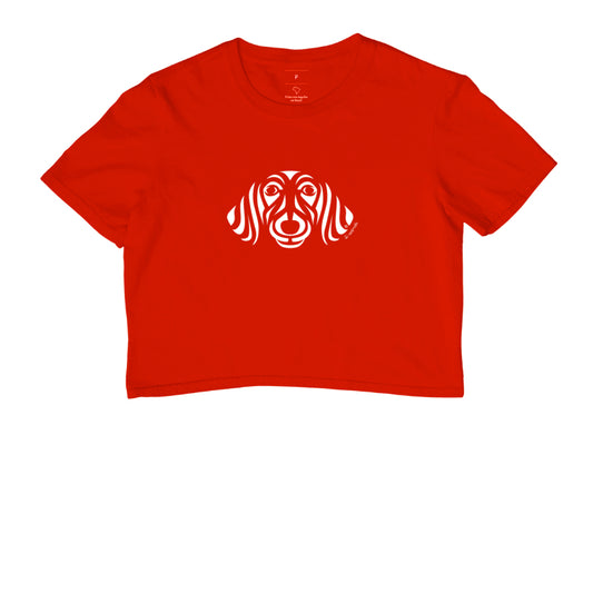 Camiseta Cropped Dachshund - Tribal
