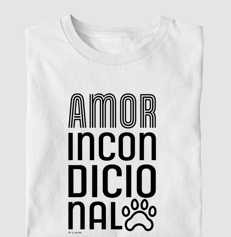 Camiseta Amor Incondicional - Feminino / Branca