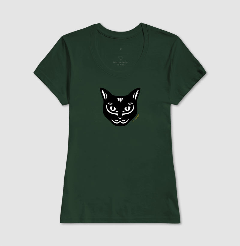 Camiseta Gato Preto - Tribal