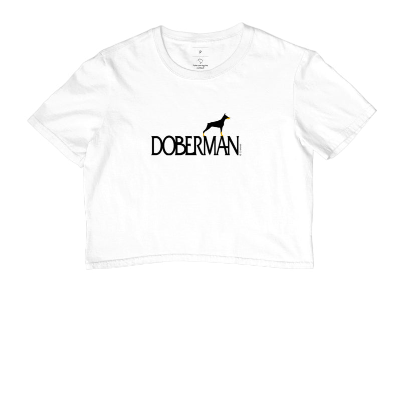 Camiseta Cropped Doberman - Identidade