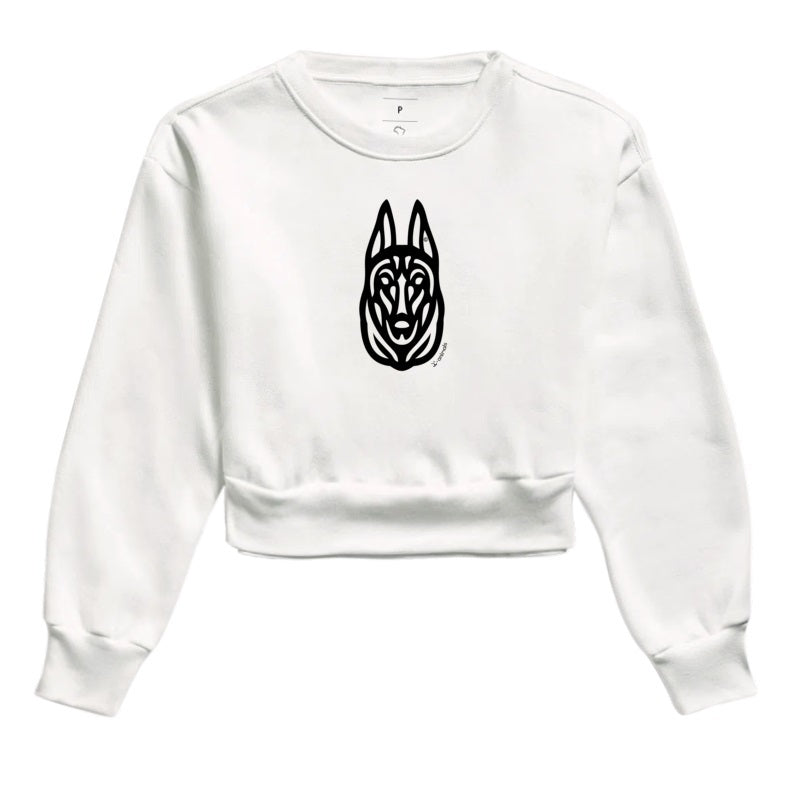 Moletom Cropped Malinois - Tribal