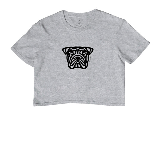 Camiseta Cropped Buldogue Inglês - Tribal