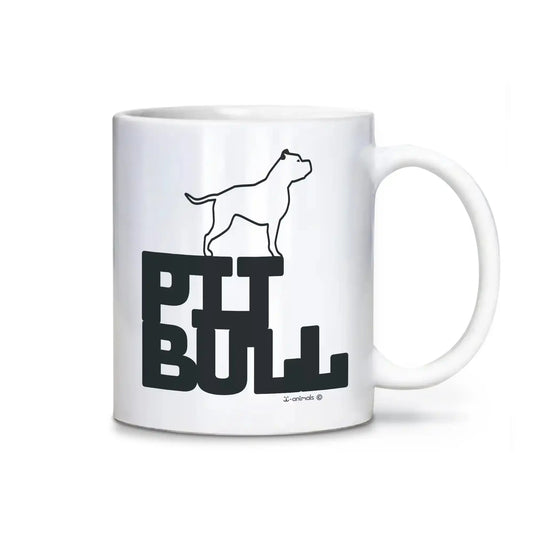 Caneca Pit bull - Identidade i-animals