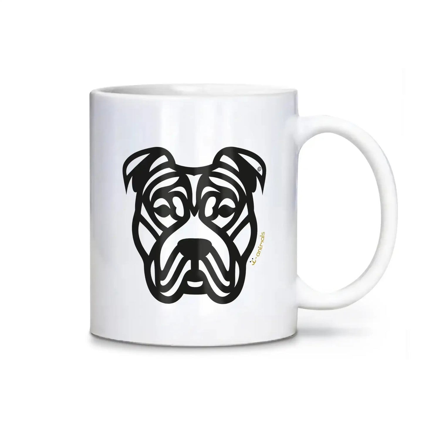 Caneca Pit bull - Tribal i-animals