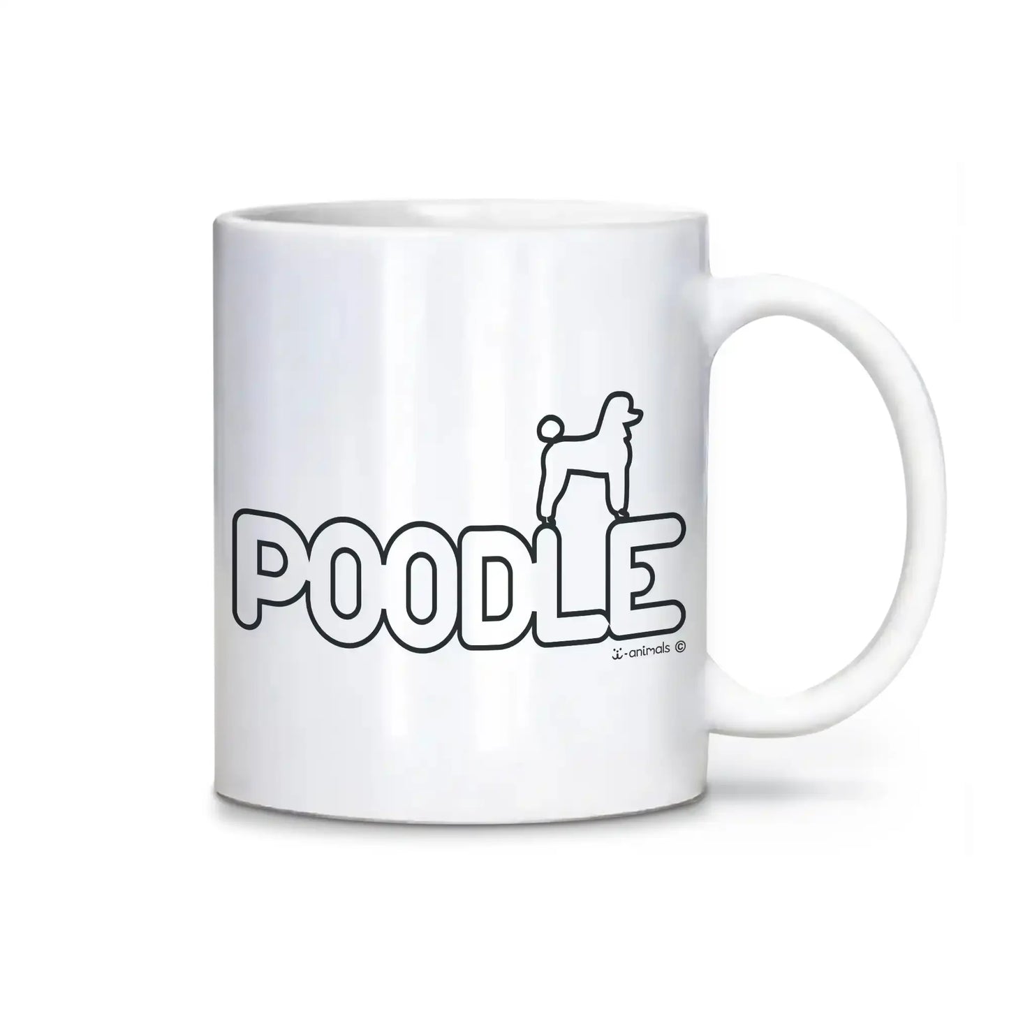 Caneca Poodle - Identidade i-animals