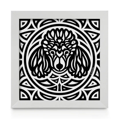 Quadro decorativo Poodle - Total - Tribal