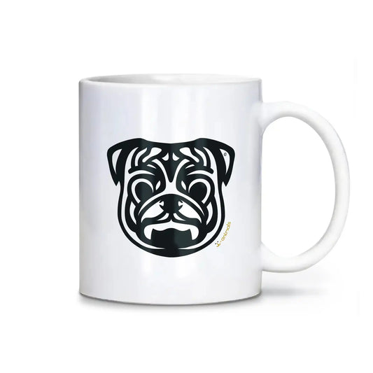 Caneca Pug - Tribal i-animals