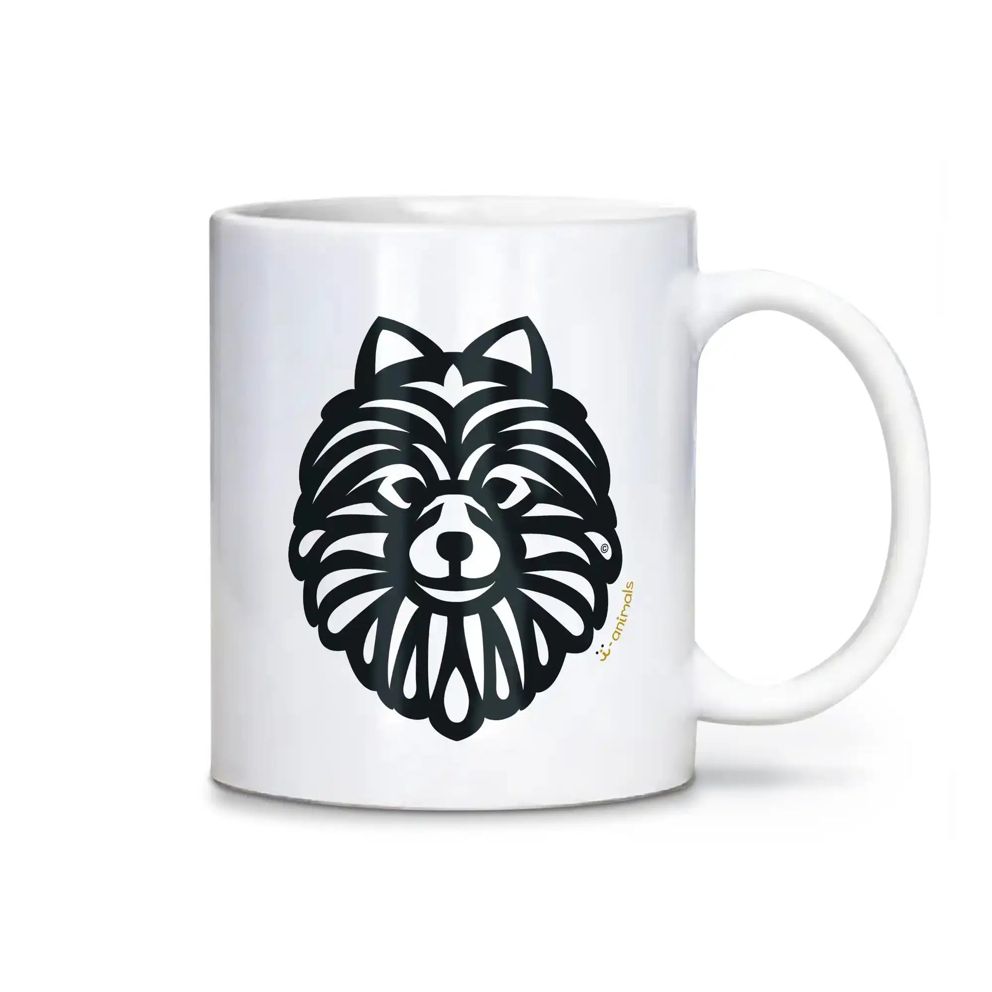 Caneca Spitz Alemão - Tribal - i-animals